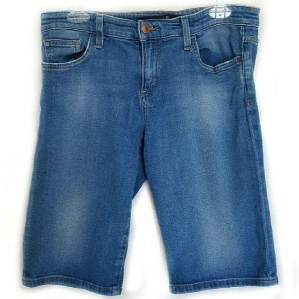 Joes Jeans Womens Distressed Denim Bermuda Shorts Size 28 Blue long shorts